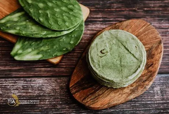 Tortillas + Nopal Orgánico + Altas en Fibra y Bajas en Calorías.